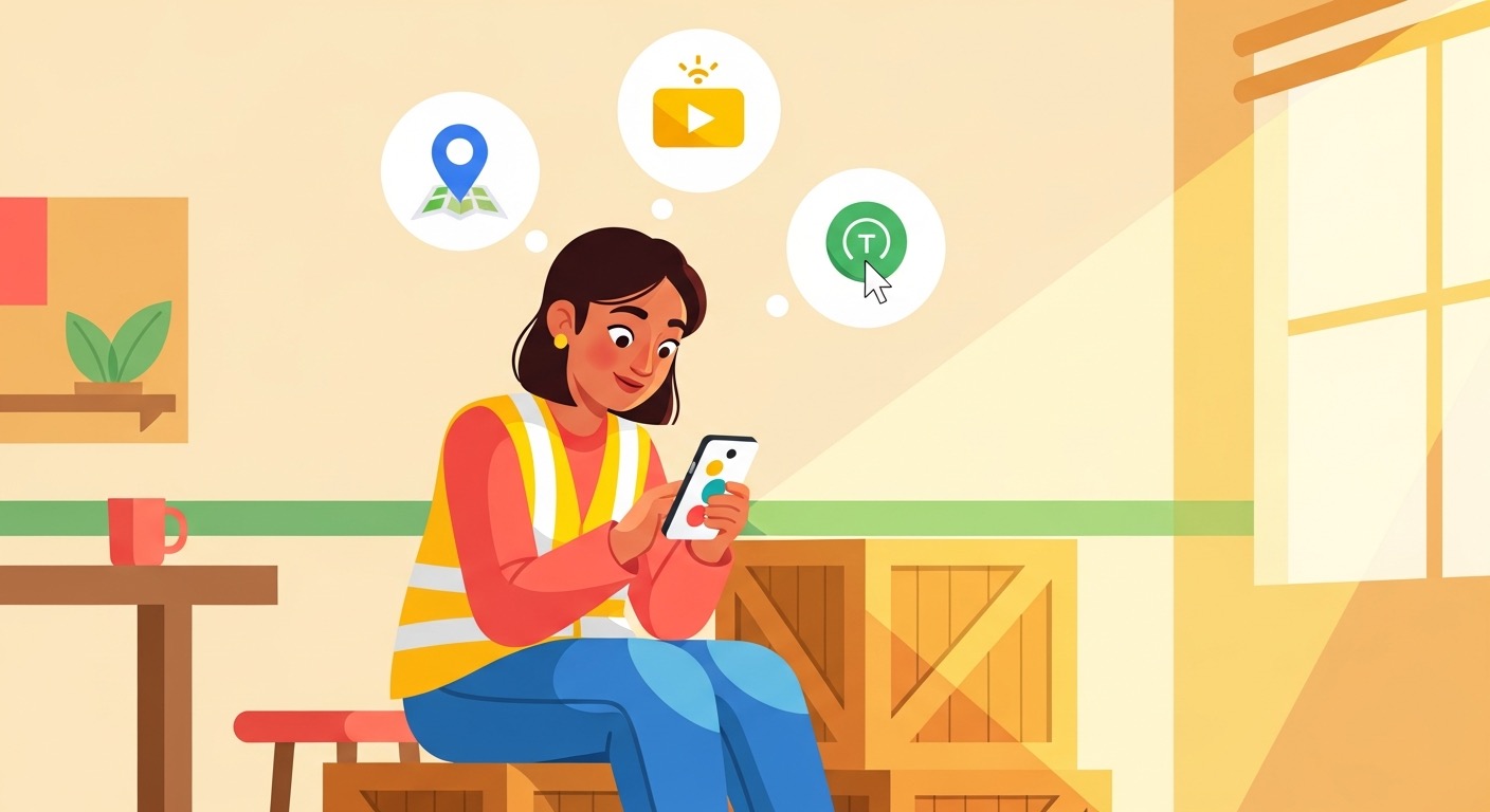 Day 1: A warehouse worker on break discovers that AI is already part of her daily routine